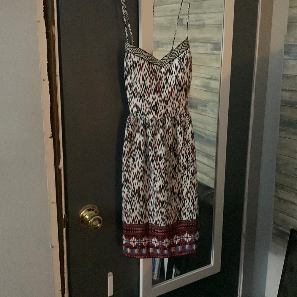 Cross back dress